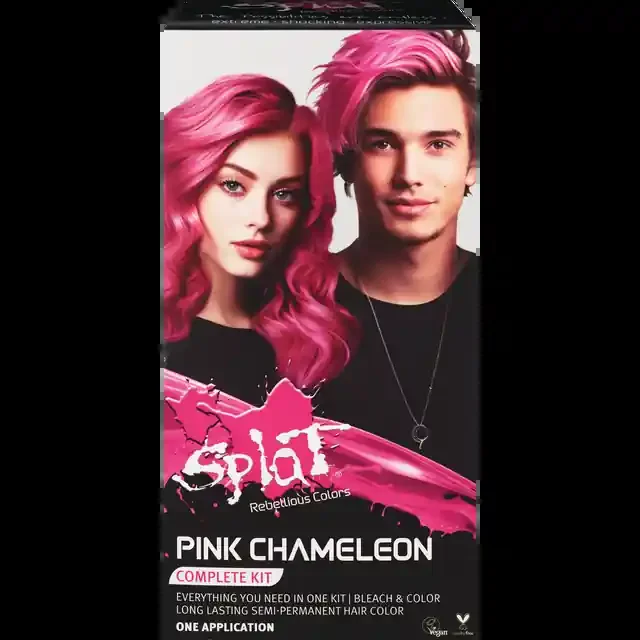 Splat Pink Chameleon