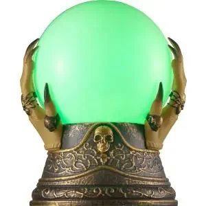 Spooky Village Crystal Ball, 10 In