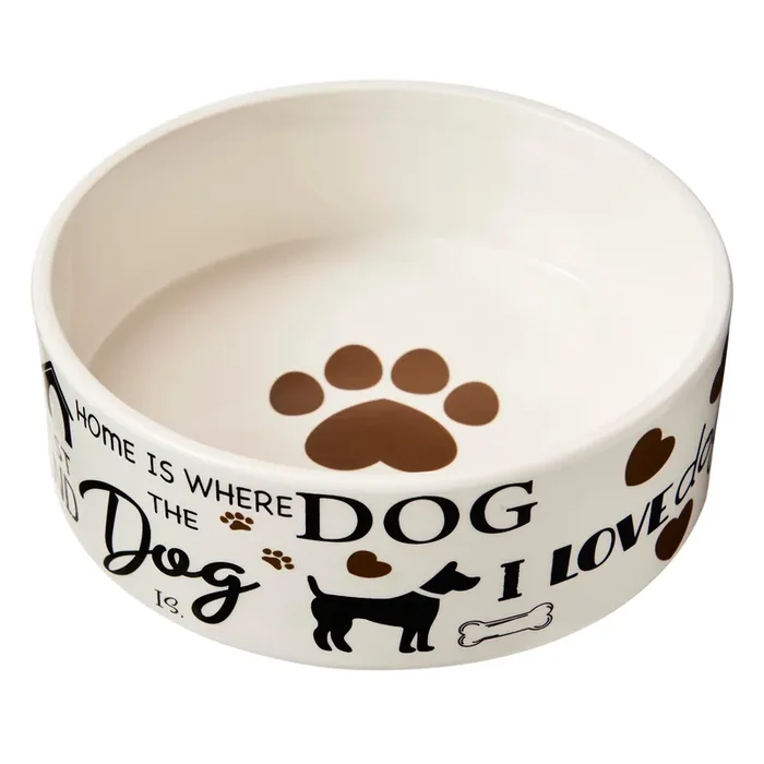 Spot 7 Inch I Love Dogs Ceramic Bowl