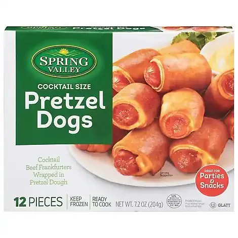 Spring Valley Retail Pretzel Dogs – 7.2 Oz