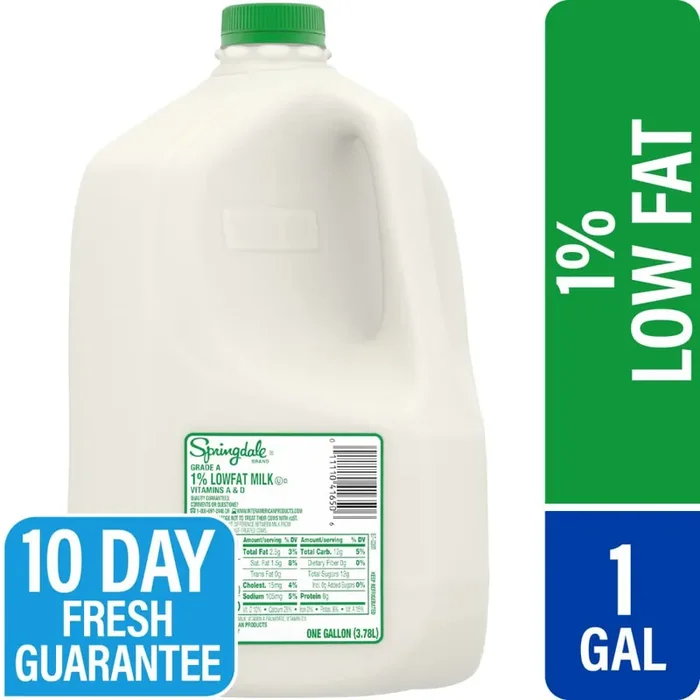 Springdale 1% Lowfat Milk – 1 gal