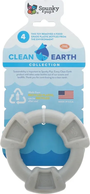 Spunky Pup Dog Toy Clean Earth Recycled Rign