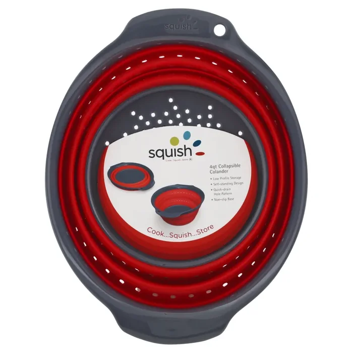 Squish Colander, Collapsible, 4 Quart