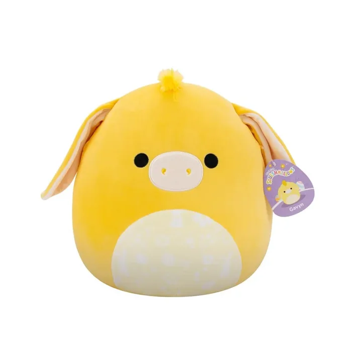 Squishmallows 12″ Yellow Donkey With Floral Belly