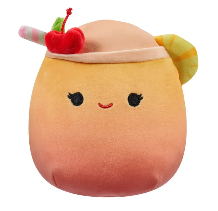 Squishmallows Orange Gradient Tropical Drink Plush
