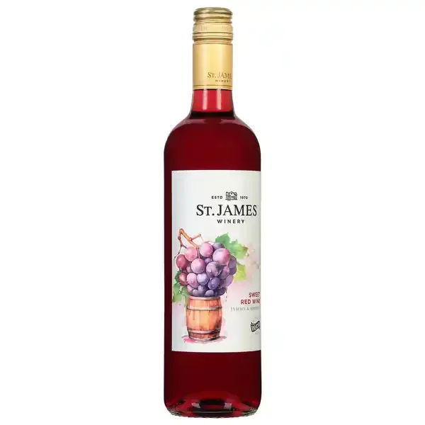 St. James Winery Sweet Red Wine Jammy & Smooth