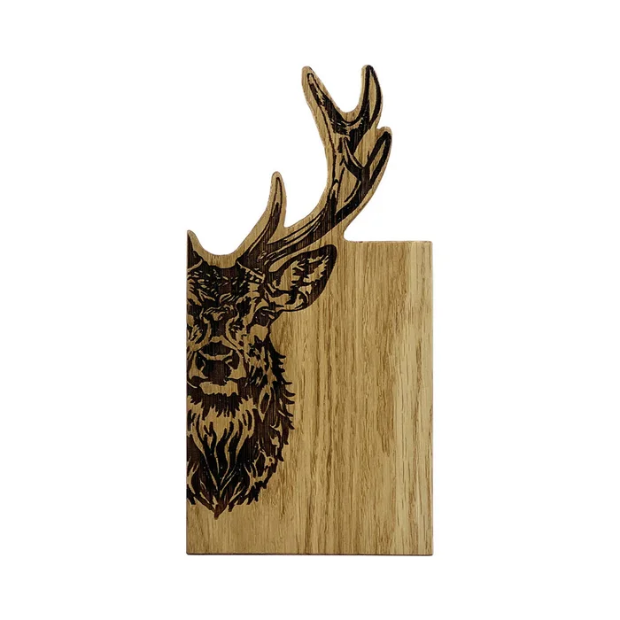 STAG SMALL FRAMED OAK SERVING BOARD