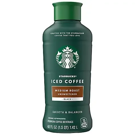 Starbucks Iced Coffee Medium Roast Unsweetened – 48 Fl. Oz.