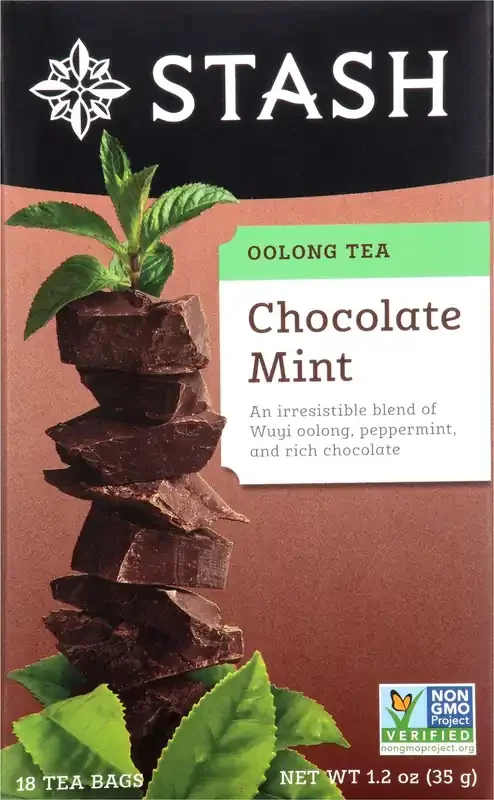 Stash Bags Chocolate Mint Oolong Tea- 18 ct