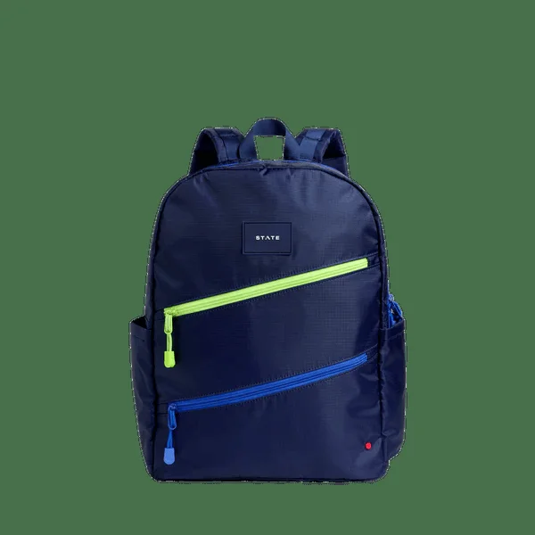 STATE: Kane Double Pocket Diagonal Zippers Backpack