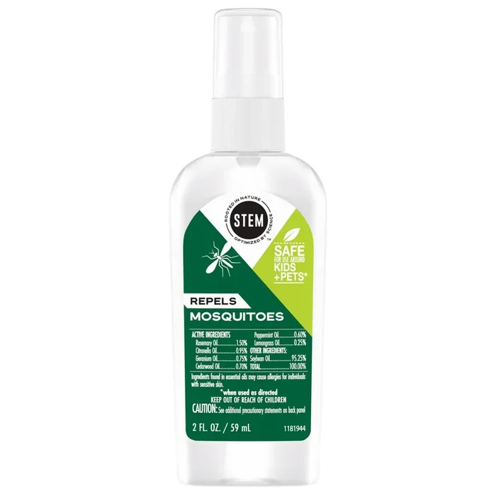 STEM Repels Mosquitoes, Mosquito Repellent with Botanical Extract Active Ingredients, 2 oz