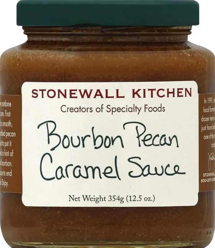 Stonewall Kitchen Bourbon Pecan Caramel Sauce 12.5 oz