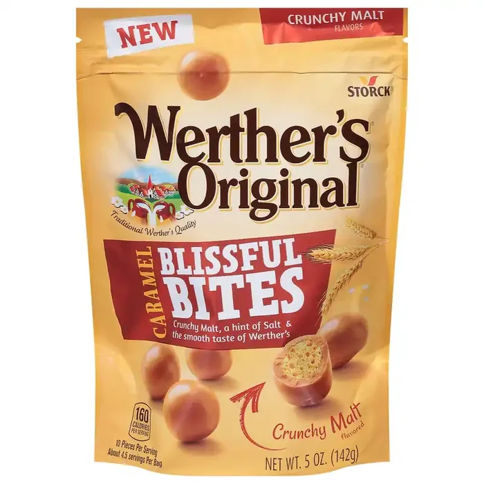 Storck Werther‘s Original Caramel Crunchy Malt Flavored Blissful Bites 5 oz