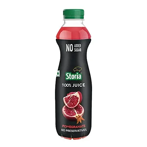 Storia Fruit Juice- Pomegranate- No Added Sugar & No Preservatives- 750 ml PET Bottle