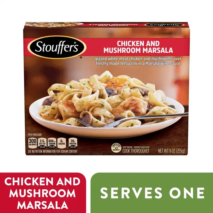 Stouffer‘s Chicken and Mushroom Marsala Frozen Meal