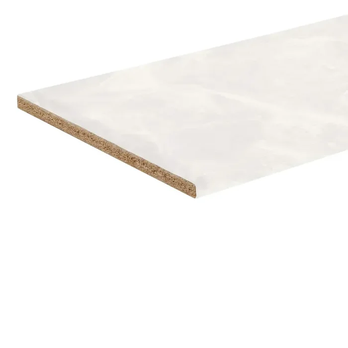 Stretta Matte 4-ft x 25.5-in x 1.125-in Manhattan Pearl Laminate Countertop