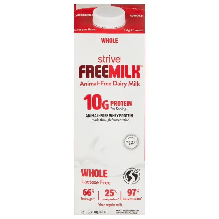 Strive Free Milk Dairy Animal – Free Whole Lactose Free Milk 32 fl oz