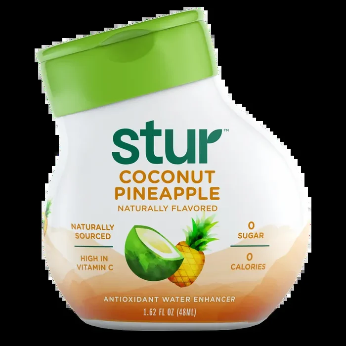 Stur All Natural Coconut Water + Pineapple Liquid Water Enhancer – 1.1 fl oz