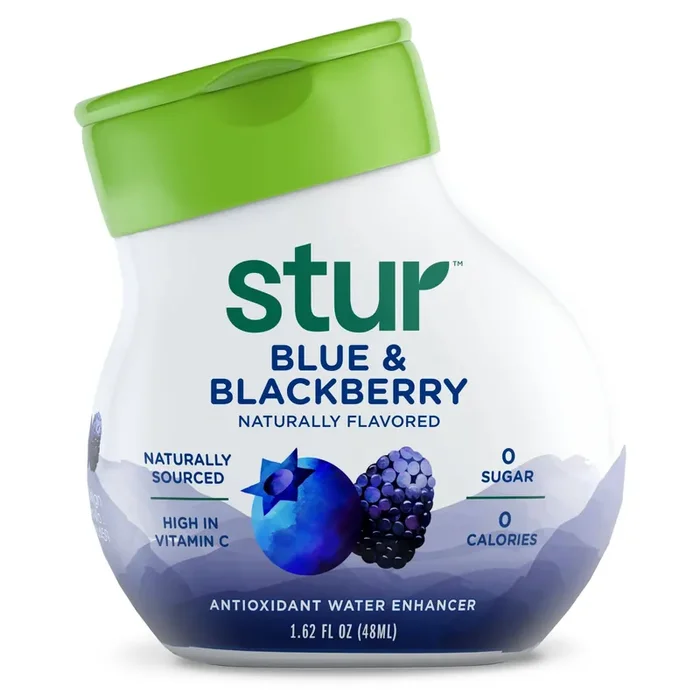 Stur Antioxidant Blue & Blackberry Flavored Water Enhancer 1.62 fl oz