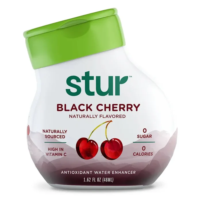 Stur Liquid Enhancer Black Cherry – 1.62 fl oz Bottle