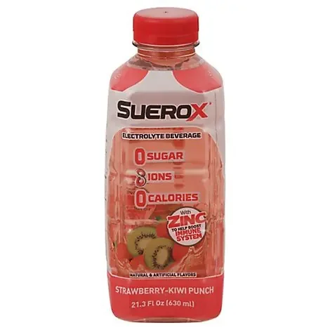 Suerox Electrolyte Beverage Strawberry Kiwi Punch – 21.3 Fl. Oz.