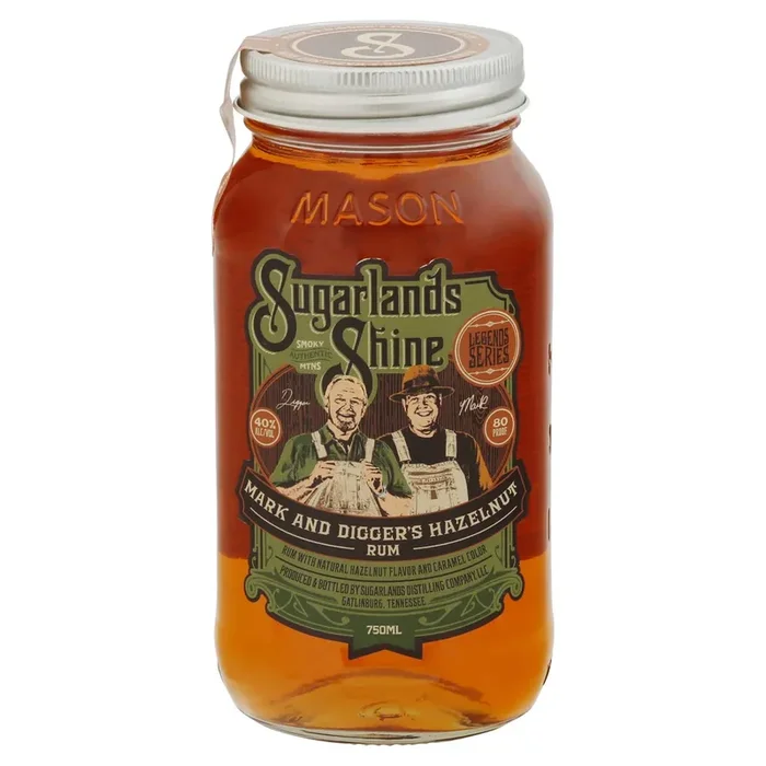 Sugarlands Shine Mark and Digger‘s Hazelnut Rum 750 ml