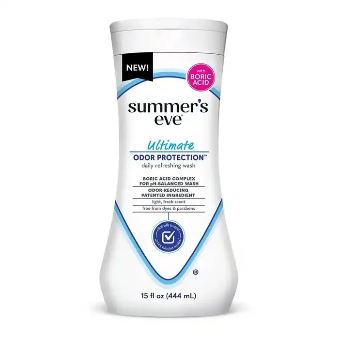 Summer‘s Eve Feminine Odor Relief with Boric Acid Wash – 15oz