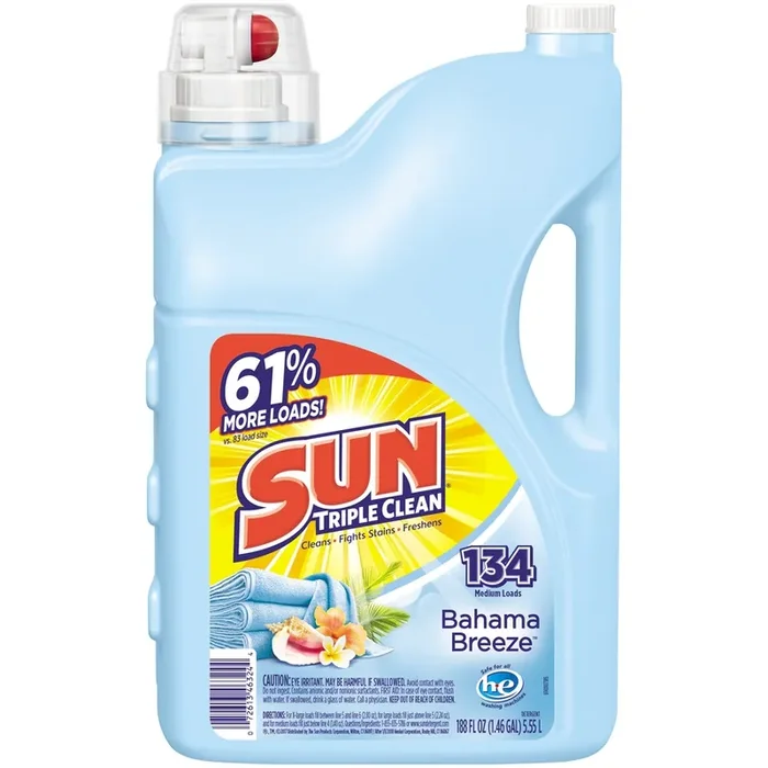 Sun Triple Clean Bahama Breeze Laundry Detergent