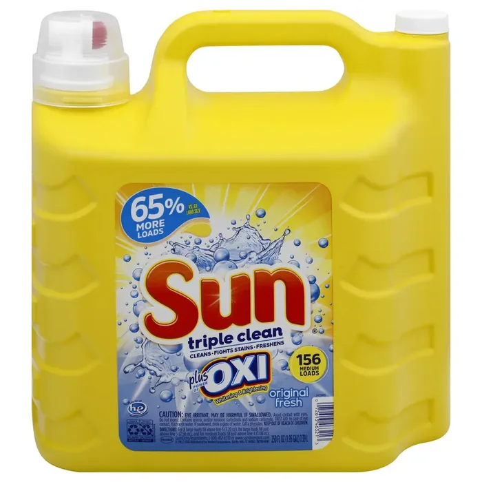 Sun Triple Clean Plus Oxi Original Fresh Detergent 250 oz