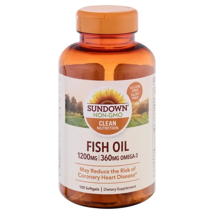 Sundown Naturals Extra Strength Fish Oil 1200 MG Softgels