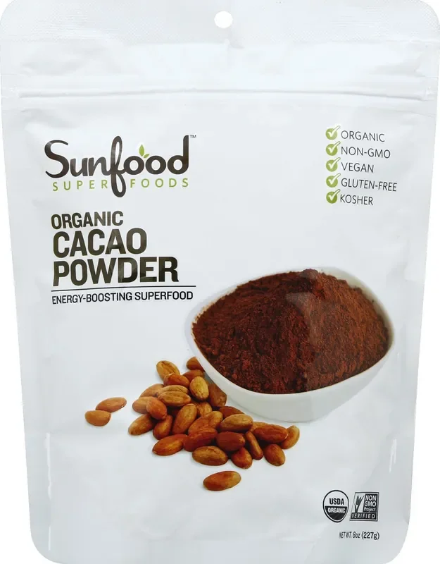 SunFood Superfoods Cacao Powder 8 oz