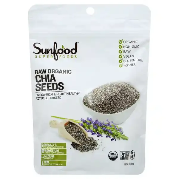 SunFood Superfoods Chia Seeds 1 lb