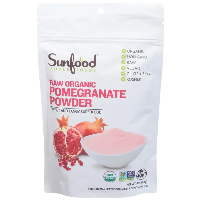 SunFood Superfoods Organic Raw Pomegranate Powder 4 oz