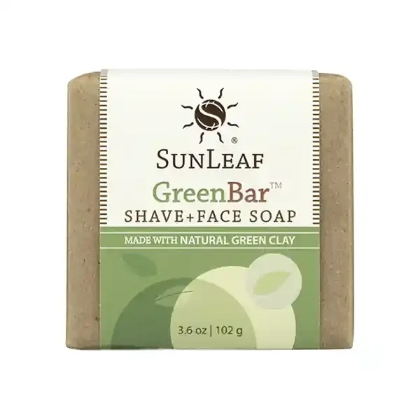 Sunleaf Naturals Sunleaf Greenbar Shave & Face Soap