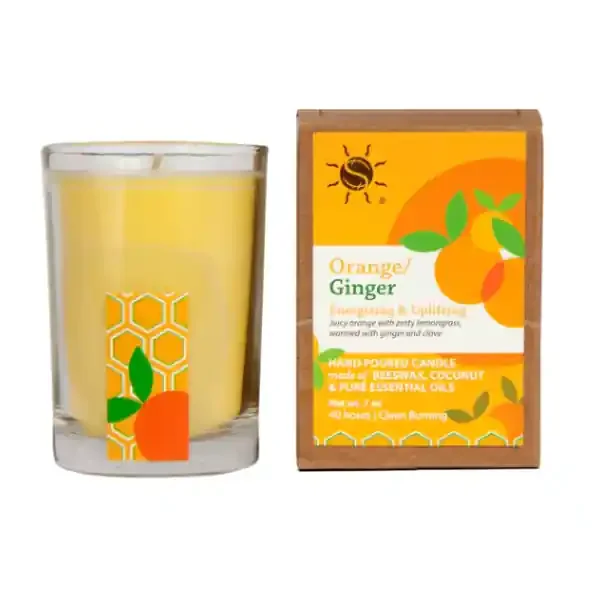 Sunleaf Orange Ginger Candle