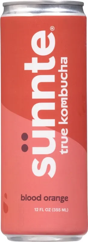 Sunnte Blood Orange True Kombucha- 12 fl oz