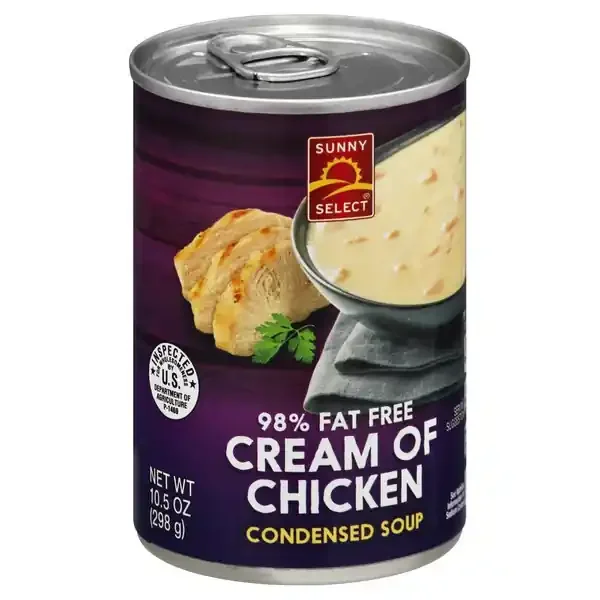 Sunny Select 98% Fat Free Cream Of Chicken Condensed Soup – 10.5 oz