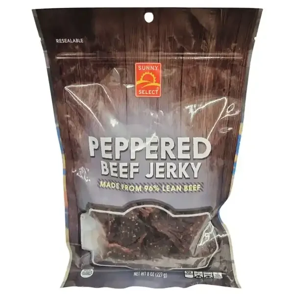 Sunny Select, Beef Jerky, Peppered