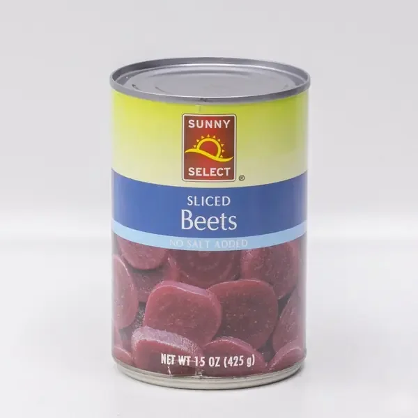 Sunny Select Sliced No Salt Added Beets – 15 oz