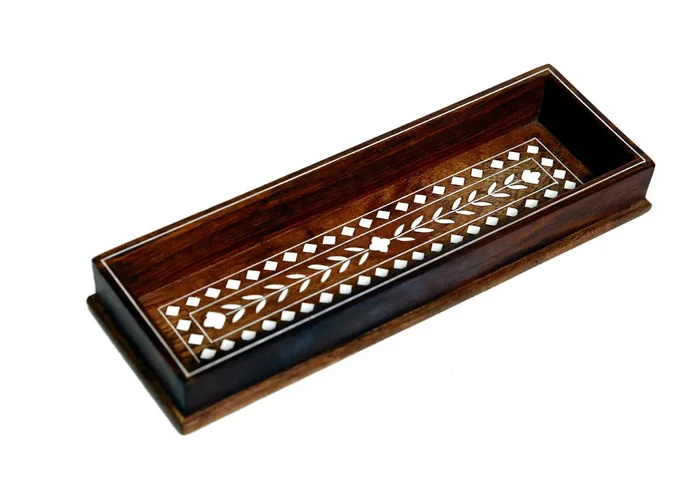 TARAKASHI Wooden Desk Organizer Pen/Pencil Stand Mobile Holder & Remote Stand for Office Desk/Desktop/Table Storage Organizer Tray