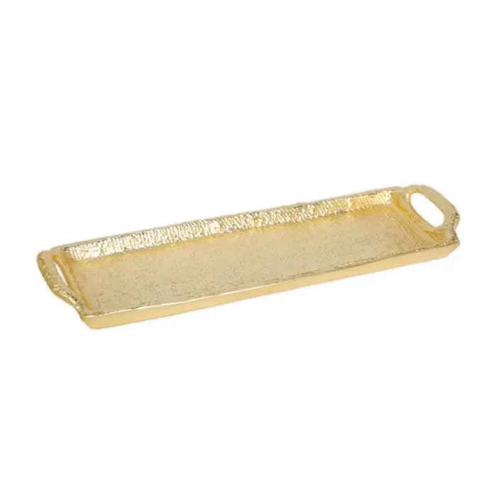 Textured Gold Decorative Tray