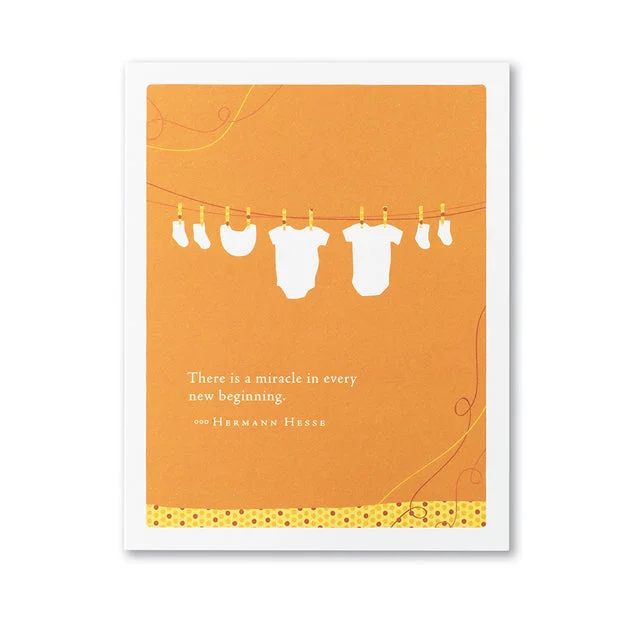 There is a Miracle Baby Card