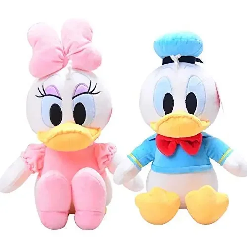 Toy Joy SOFT TOYS Long Soft Lovable Huggable Cute Giant Life Size Combo Pack (Multi Color 25cm_Donald Duck Baby Duck)