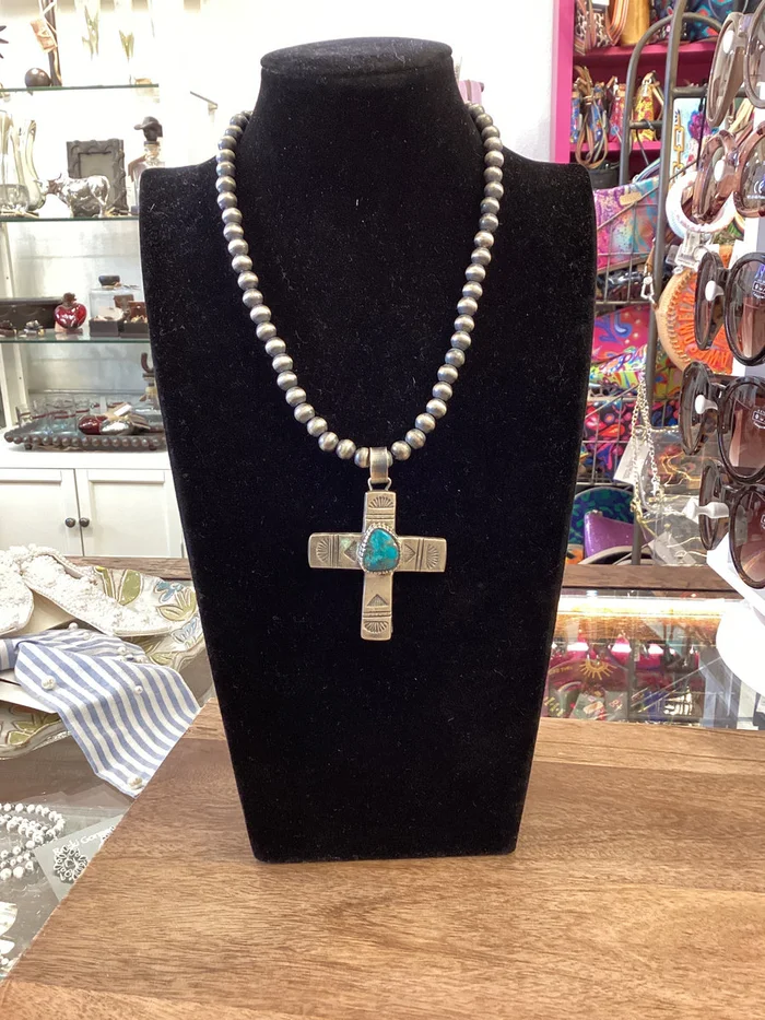Tufa Cast Cross Pendant