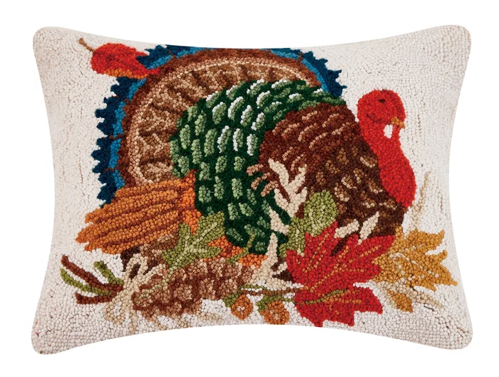 TURKEY FALL HOOK PILLOW