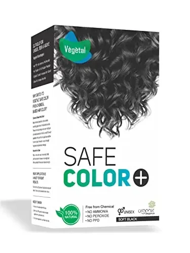 Vegetal Safe Color Hair Color 50g – Soft Black