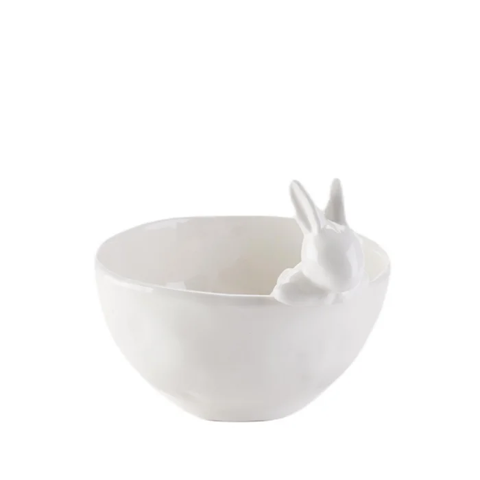 White Bunny Bowl