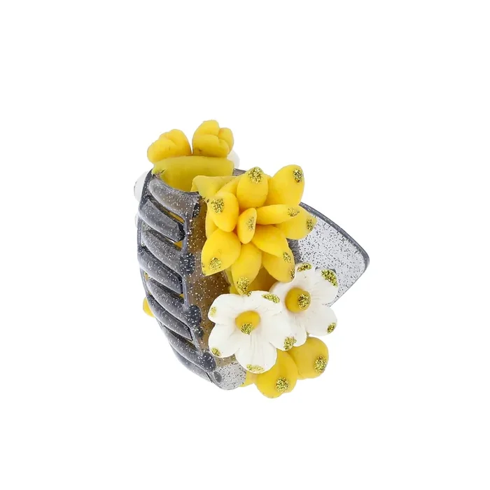YOU & YOURS Hair clutcher Handmade Artificial Flowers Jewelry for girls women kids