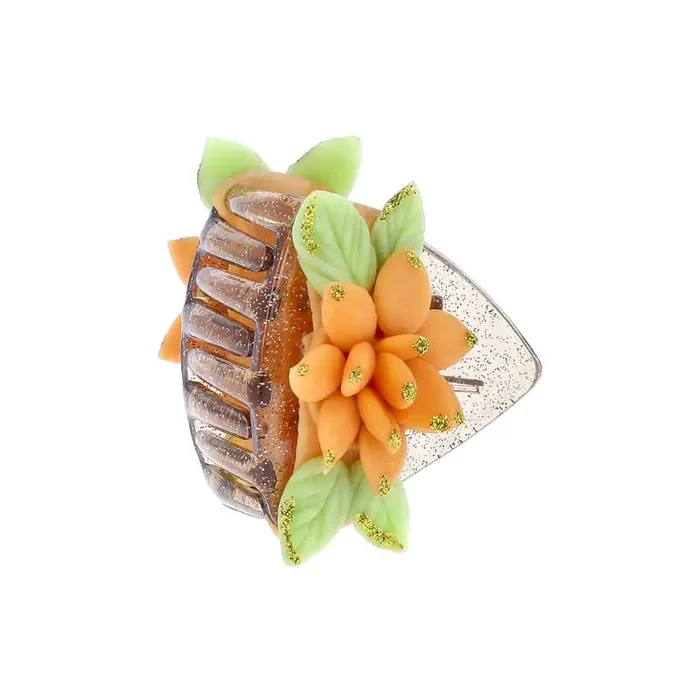 YOU & YOURS Hair clutcher Handmade Artificial Flowers Jewelry for girls women kids