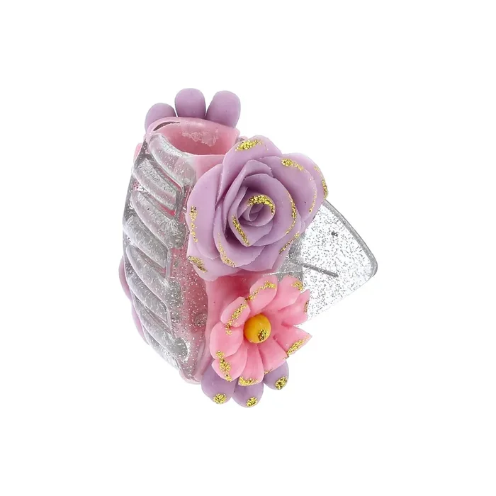 YOU & YOURS Hair clutcher Handmade Artificial Flowers Jewelry for girls women kids